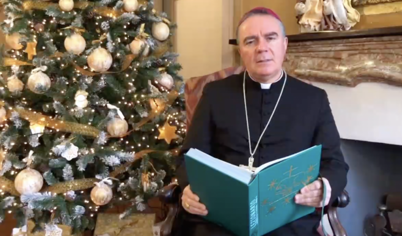 VIDEO - Gli auguri di Natale del vescovo Sacchi
